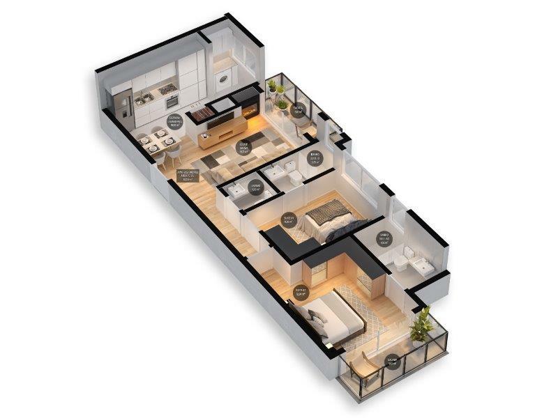 Apartamento 02 Dorm. com 76m² no bairro Centro em Canela para Comprar
