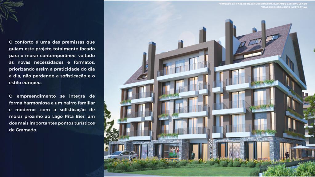 Apartamento 02 Dorm. com 81m² no bairro Centro em Gramado para Comprar