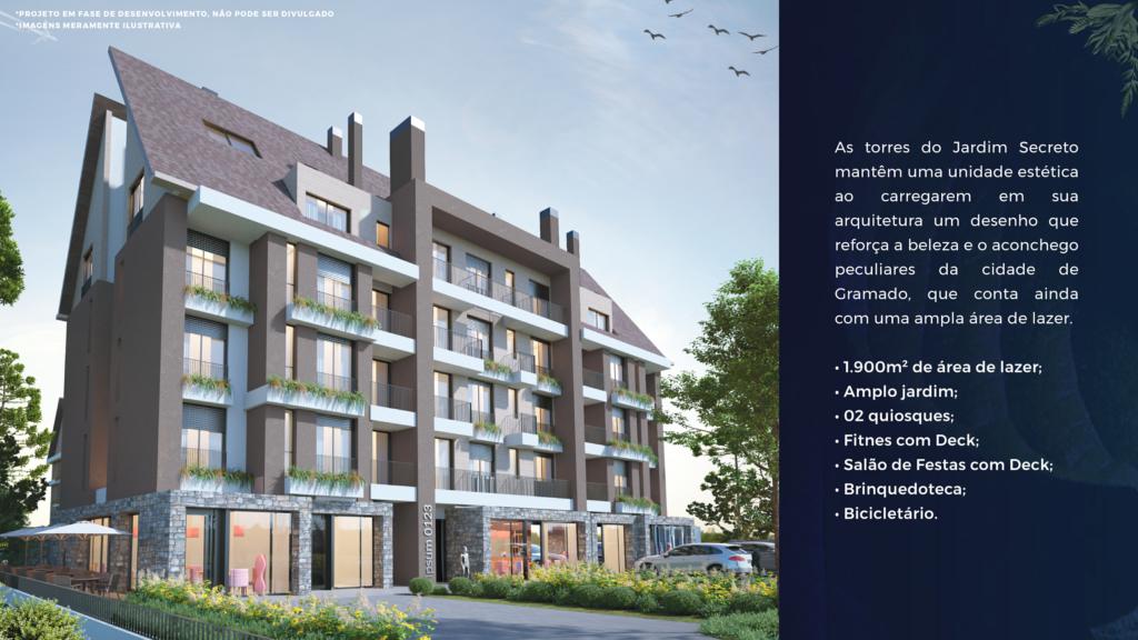 Apartamento 02 Dorm. com 81m² no bairro Centro em Gramado para Comprar