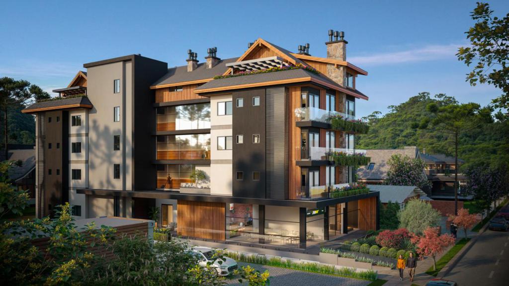 Apartamento 01 Dorm. com 39m² no bairro Centro em Gramado para Comprar