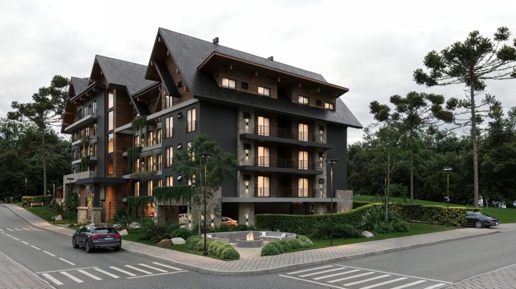 Apartamento 01 Dorm. com 41m² no bairro Varzea Grande em Gramado para Comprar